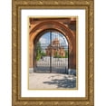 thumbnail image 1 of Wilson, Emily 13x18 Gold Ornate Wood Framed with Double Matting Museum Art Print Titled - Armenia-Yerevan-Nork-Marash district Surb Astvatsatsin Church-seen through the gate, 1 of 4