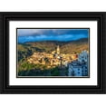thumbnail image 1 of Wilson, Emily 18x13 Black Ornate Wood Framed with Double Matting Museum Art Print Titled - Messina Province-Novara di Sicilia The medieval hill town of Novara di Sicilia at sunset, 1 of 4