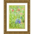thumbnail image 1 of Wilson, Emily M. 11x14 Gold Ornate Wood Framed with Double Matting Museum Art Print Titled - Llano-Texas-USA-Indian Paintbrush and Bluebonnet wildflowers in the Texas Hill Country, 1 of 4