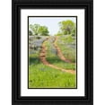 thumbnail image 1 of Wilson, Emily M. 13x18 Black Ornate Wood Framed with Double Matting Museum Art Print Titled - Llano-Texas-USA-Two rut road through bluebonnets in the Texas Hill Country, 1 of 4