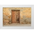 thumbnail image 1 of Wilson, Emily M. 14x11 White Modern Wood Framed Museum Art Print Titled - Middle East-Arabian Peninsula-Al Batinah South-Old wooden door on a building in Oman, 1 of 4