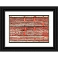 thumbnail image 1 of Wilson, Emily M. 18x13 Black Ornate Wood Framed with Double Matting Museum Art Print Titled - Latah-Washington State-USA-Peeling red paint on a weathered old barn, 1 of 4