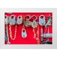 thumbnail image 1 of Wilson, Emily M. 24x17 White Modern Wood Framed Museum Art Print Titled - Middle East-Arabian Peninsula-Oman-Ad Dakhiliyah-Nizwa-Padlocks for sale in the souk in Nizwa, 1 of 4