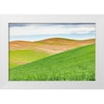 thumbnail image 1 of Wilson, Emily M. 24x17 White Modern Wood Framed Museum Art Print Titled - Pullman-Washington State-USA-Rolling wheat fields in the Palouse hills, 1 of 4