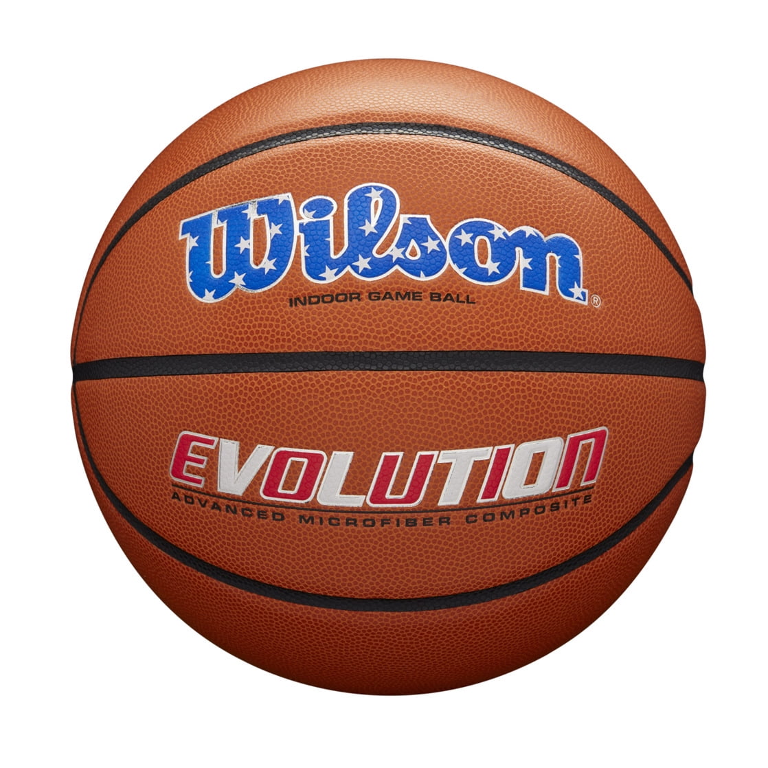 Wilson Evolution Indoor Game Basketball - USA, Size 6 - 28.5"