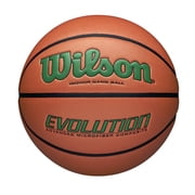 Wilson Evolution Indoor Game Basketball - Green, Size 6 - 28.5