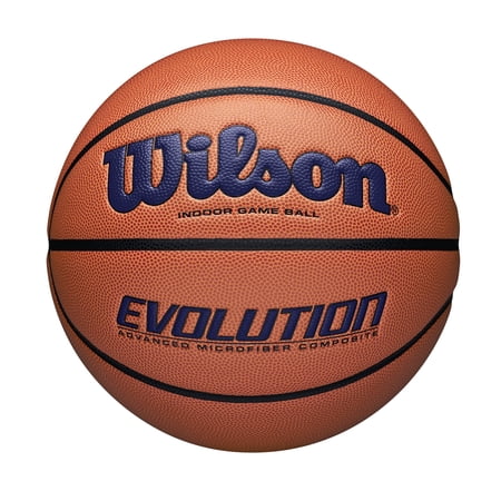 Wilson Evolution Indoor Game Basketball - Navy, Size 6 - 28.5"