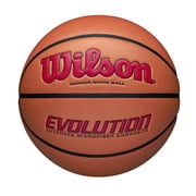 Wilson Evolution Indoor Game Basketball - Scarlet, Size 7 - 29.5