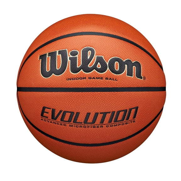 Wilson Evolution Indoor Game Basketball - Black, Size 6 - 28.5"
