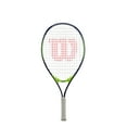 Wilson Federer 23 inch Junior Tennis Racket (Ages 78), Navy/Green