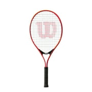 Wilson Federer 25 Inch Junior Tennis Racket (Ages 9-10) - Red