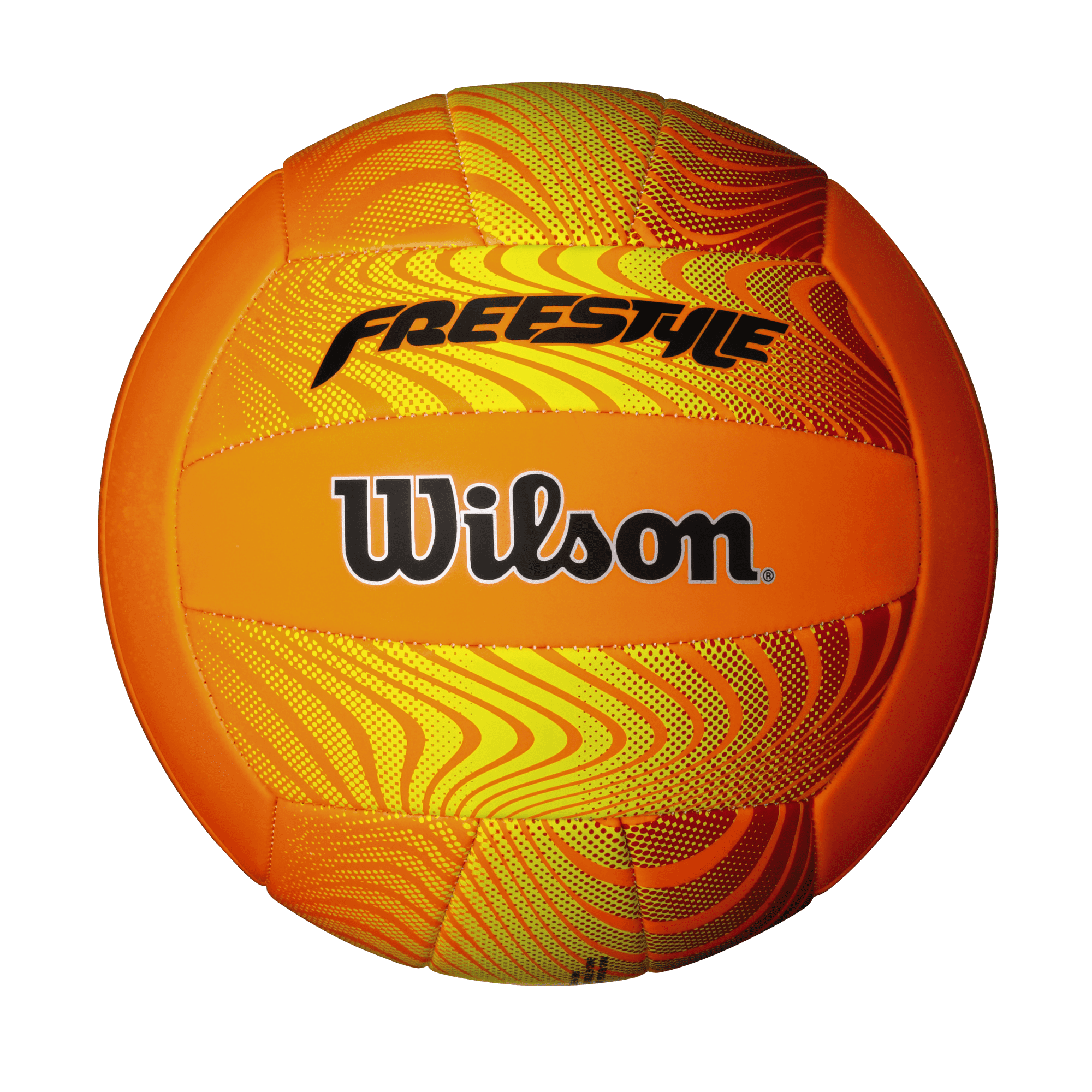 Wilson Freestyle Volleyball Official Size, Orange and Yellow