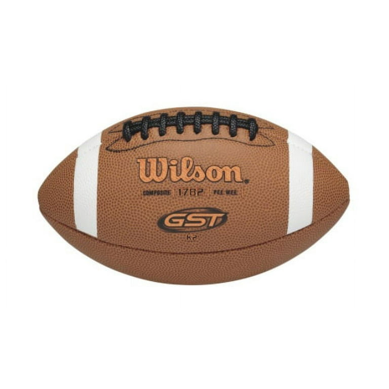 Wilson Youth Series GST Composite Leather Football, Pee Wee Wilson Youth Series GST Composite Leather Football, Pee Wee