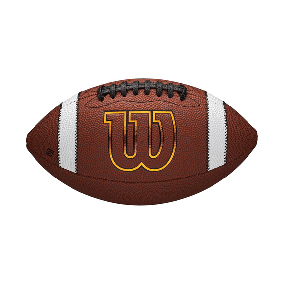 Wilson GST SpeedSkin Football - Brown, Junior Size