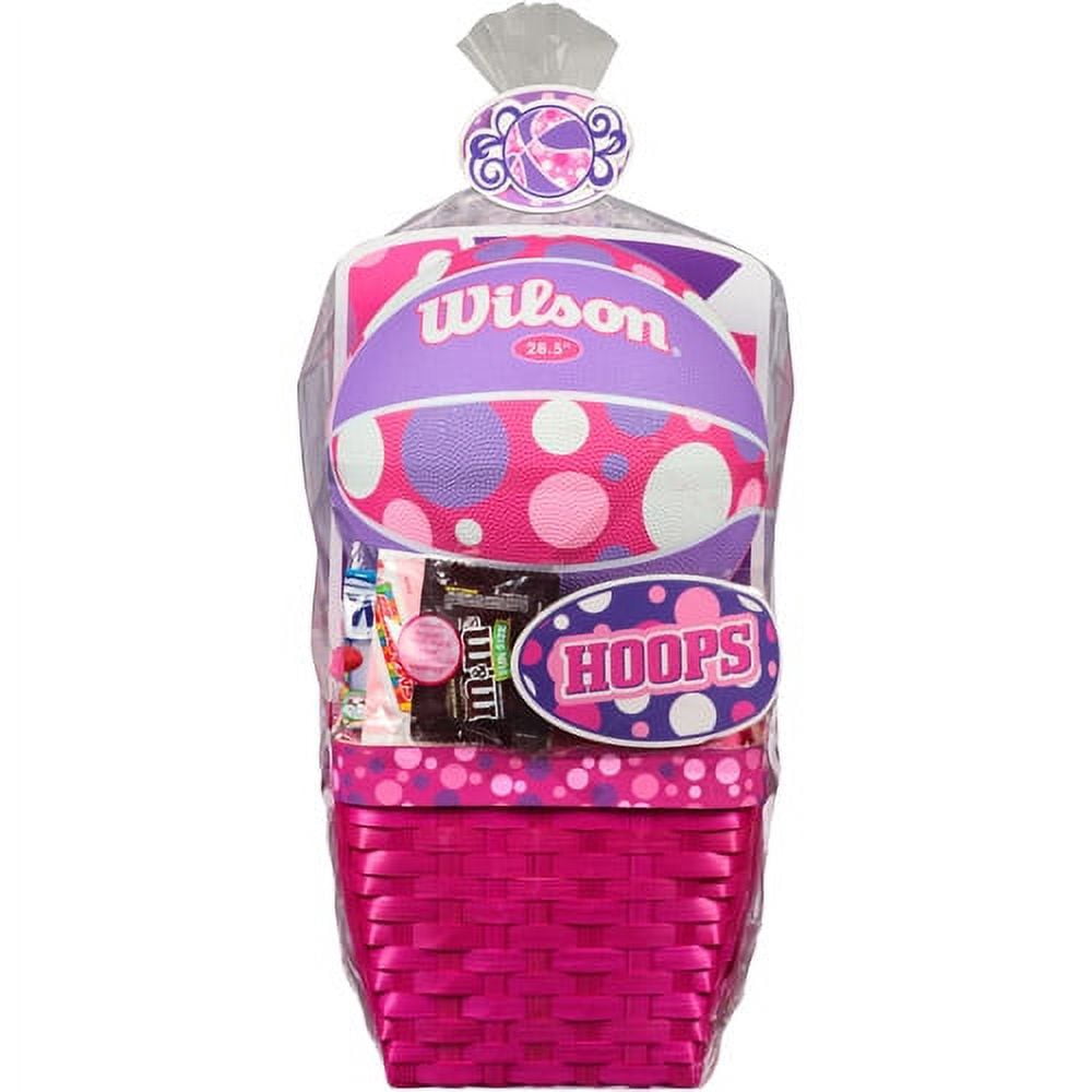 Wilson Girl Basketball Easter Basket with Toys and Candy