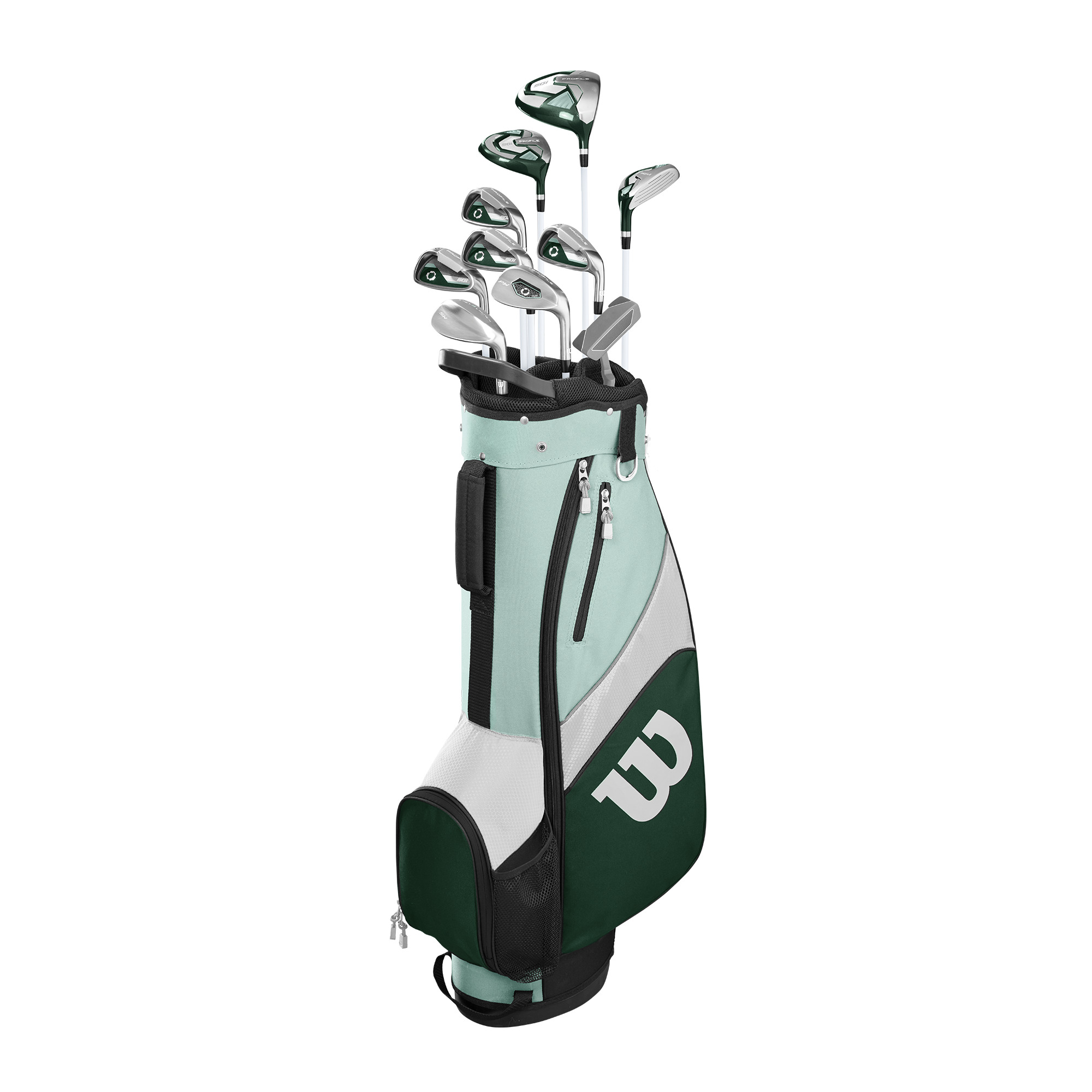 Wilson Golf Profile SGI Teal Women's Golf Complete Set w/ Cart Bag (Left Handed) - image 1 of 8