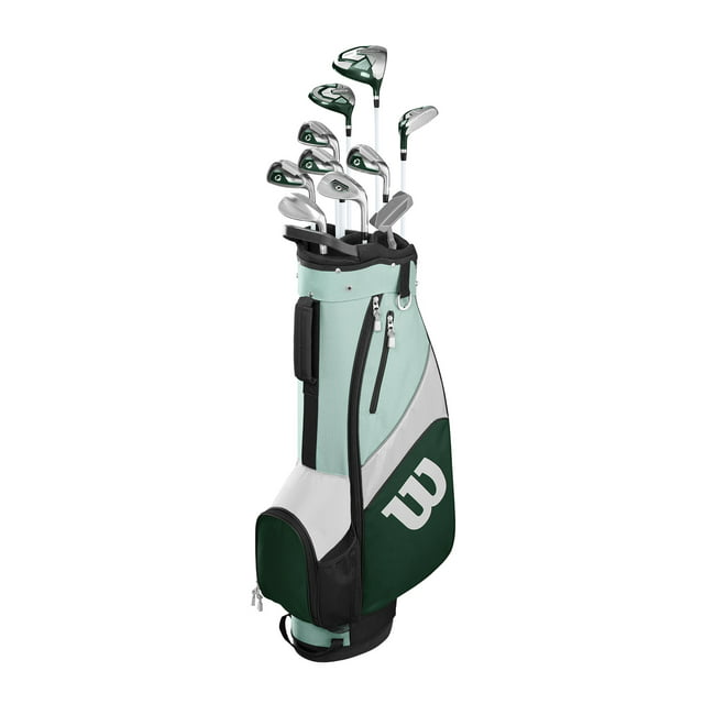 Wilson Golf Profile SGI Teal Women's Golf Complete Set w/ Cart Bag (Left Handed)