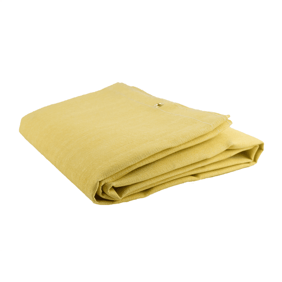 Jackson Safety Welding Blanket - Acrylic Coated Fiberglass - Weight (per sq. yd.) 23 oz - Thickness 0.034" - Yellow - 6' x 8'
