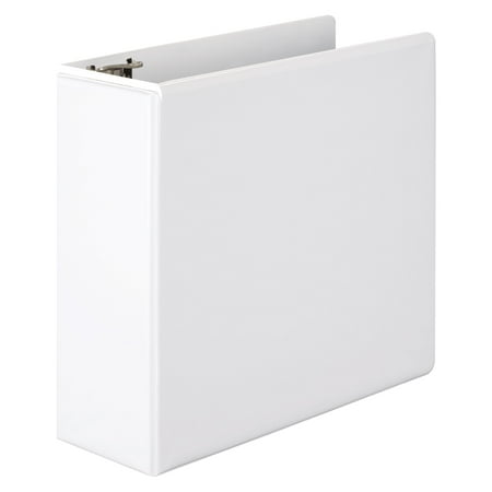 Wilson Jones 386 Basic D-Ring View Binder, 4", White (W386-54WPP)