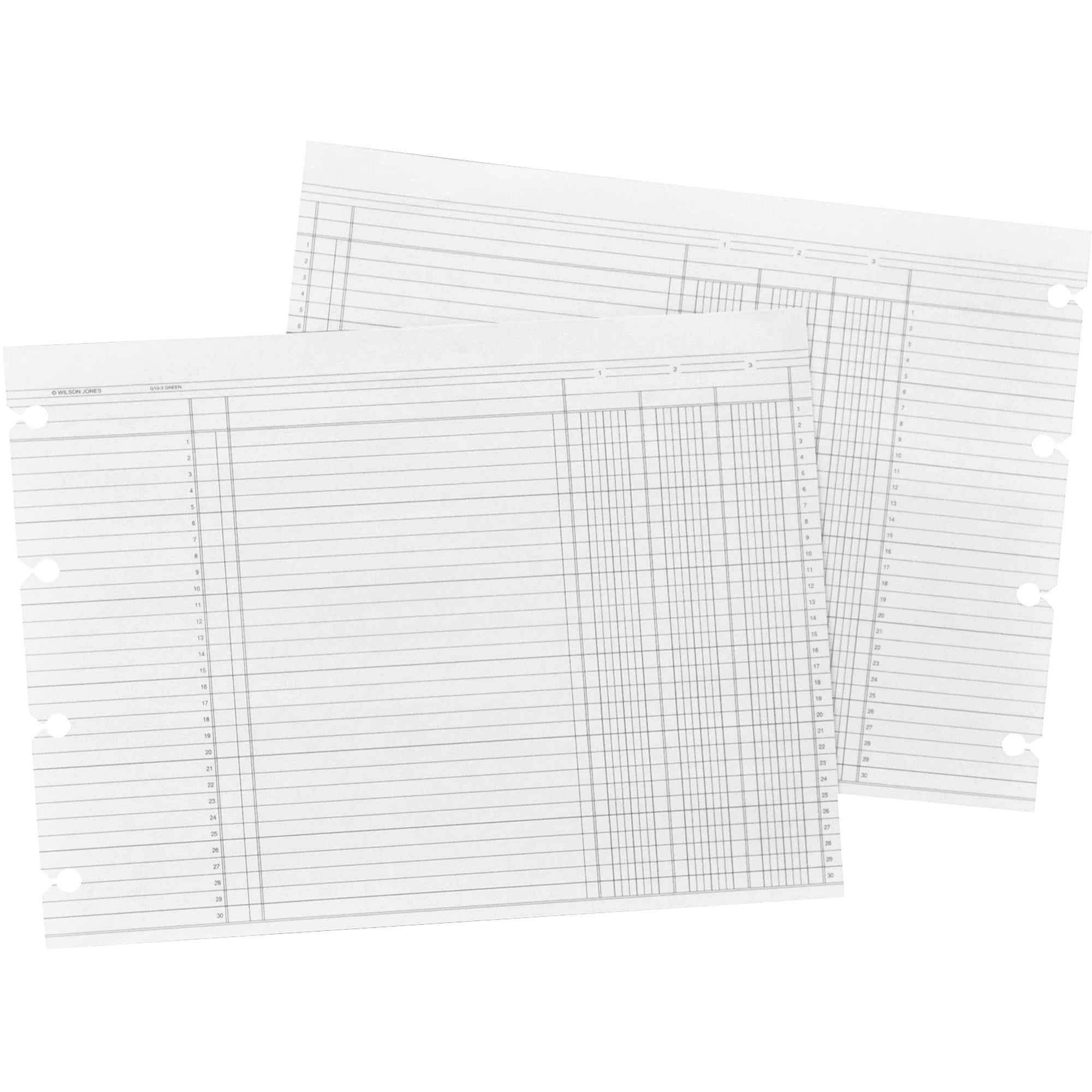 wilson-jones-balance-ledger-paper-100-pack-quantity-walmart-com for Free Printable General Ledger Paper Wilson Jones Balance Ledger Paper, 100 / Pack (Quantity) - Walmart.com for Free Printable General Ledger Paper