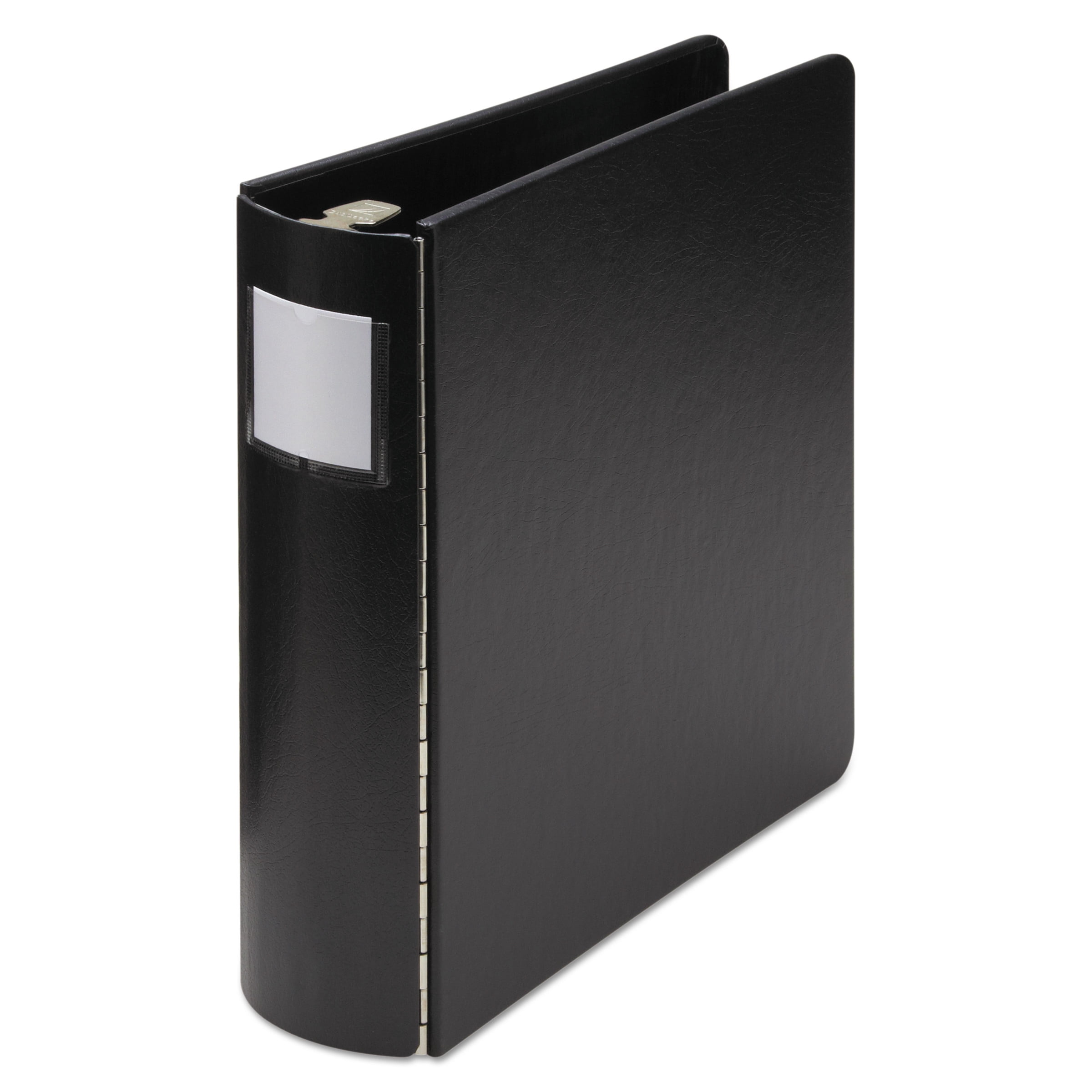 Wilson Jones Casebound Round Ring Binder, 2" Cap, Black WLJ34444L