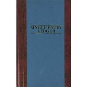 Wilson Jones S300 Single Entry Ledger Account Journal - 150 Sheet(s) - 7.25" x 11.75" Sheet Size - Blue - White Sheet(s) - Blue Cover - 1 Each | Bundle of 2 Each