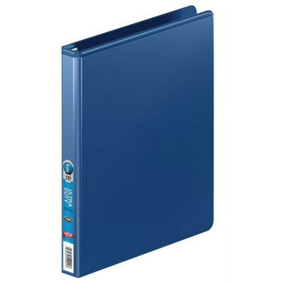 Wilson Jones W87913PP3 Ultra Duty Round Ring Binder With Extra Durable Hinge, 0.5 In. - Navy - Pack Of 6