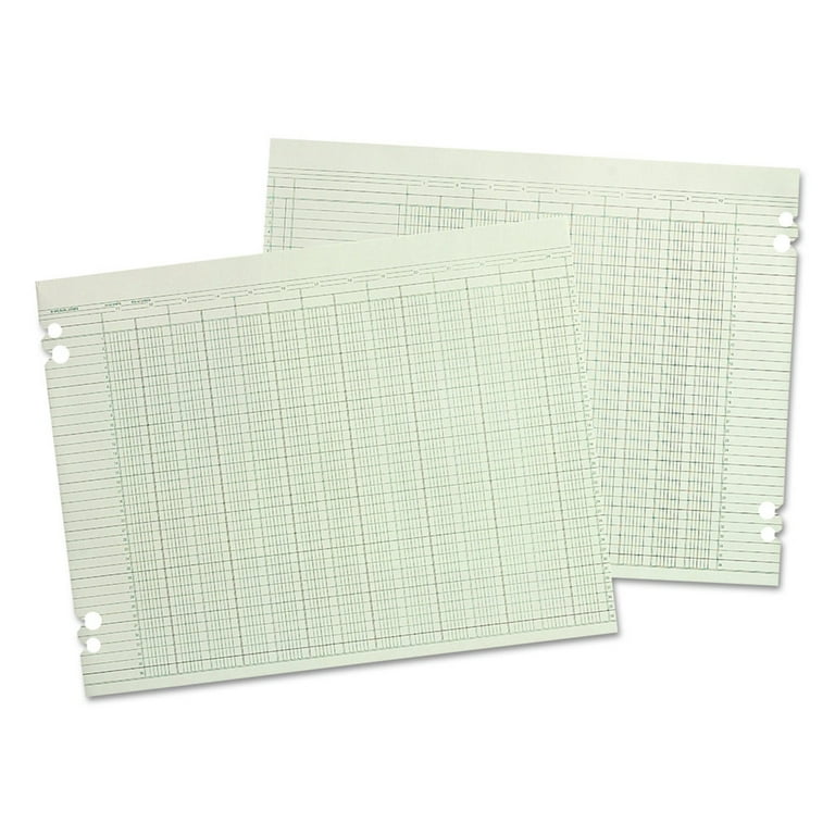 Accounting Sheets, 24 Columns, 11 X 14, Green, Loose Sheet, 100/pack Accounting Sheets, 24 Columns, 11 X 14, Green, Loose Sheet, 100/pack