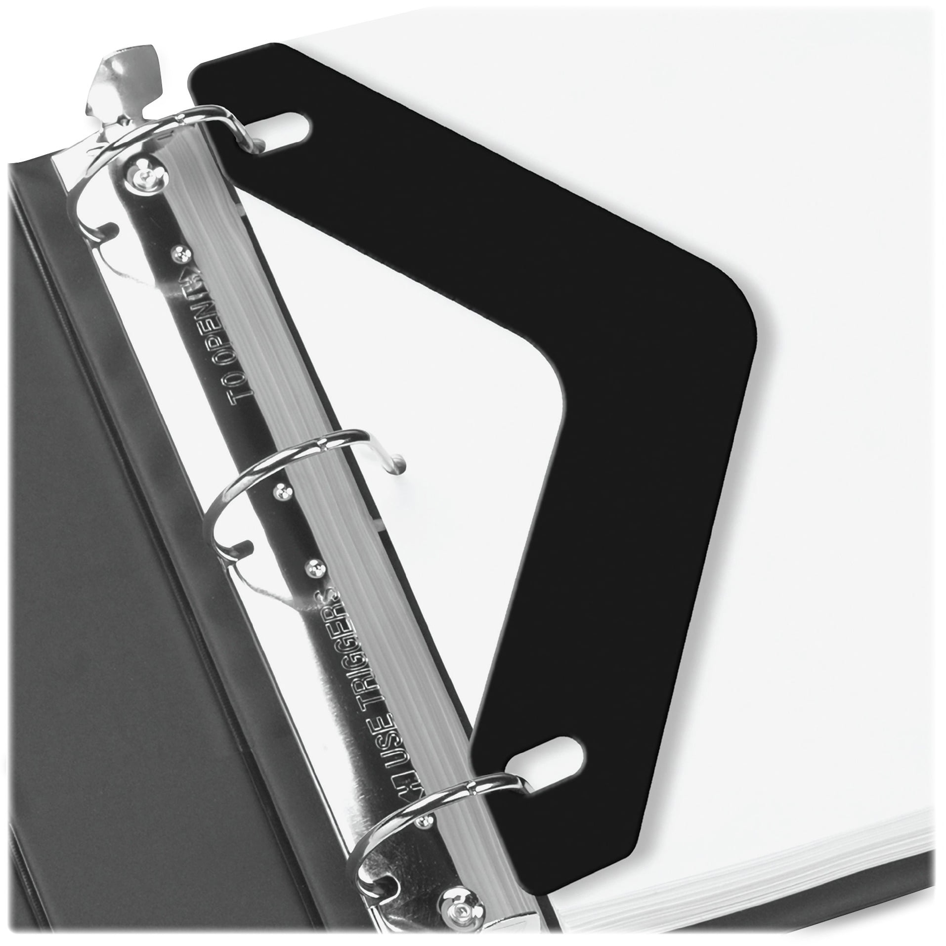 Wilson Jones, WLJ36489, Boomerang Sheet Lifters, 2 / Pack, Black