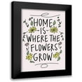 thumbnail image 1 of Wilson, Kali 11x14 Black Modern Framed Museum Art Print Titled - Home is Where the Flowers Grow, 1 of 5