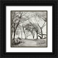 thumbnail image 1 of Wilson, Kali 12x12 Black Ornate Wood Framed with Double Matting Museum Art Print Titled - Virginia Park Walk, 1 of 4