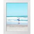thumbnail image 1 of Wilson, Kali 12x14 White Modern Wood Framed Museum Art Print Titled - East Coast Surf Girl, 1 of 4