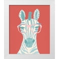 thumbnail image 1 of Wilson, Kali 15x17 White Modern Wood Framed Museum Art Print Titled - Wise Zebra, 1 of 4