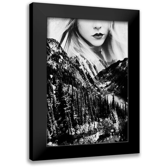 Wilson, Kali 17x24 Black Modern Framed Museum Art Print Titled - Wander Out