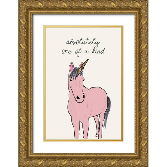 Wilson, Kali 17x24 Gold Ornate Wood Framed with Double Matting Museum Art Print Titled - Absolutely One Of A Kind
