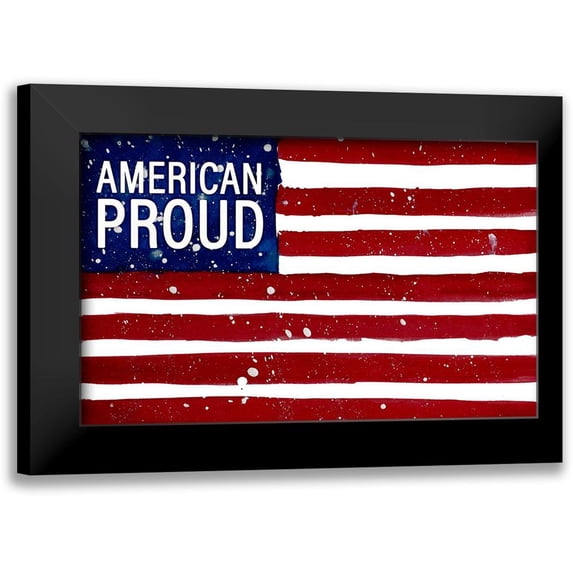 Wilson, Kali 18x13 Black Modern Framed Museum Art Print Titled - American Proud