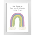 thumbnail image 1 of Wilson, Kali 19x24 White Modern Wood Framed Museum Art Print Titled - A Rainbow Waiting for You, 1 of 4