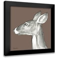 thumbnail image 1 of Wilson, Kelsey 15x15 Black Modern Framed Museum Art Print Titled - Watercolor Pencil Forest color VII-Doe, 1 of 5