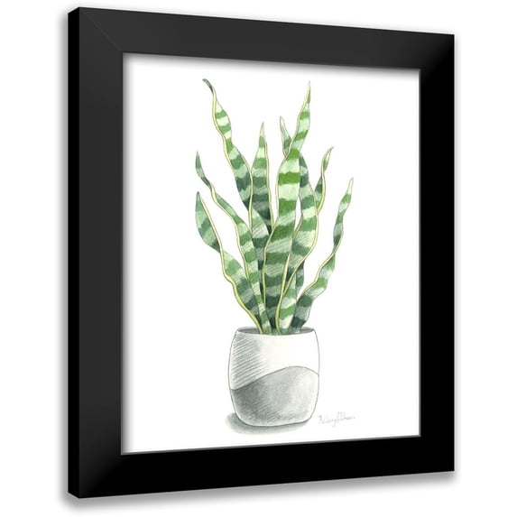 Wilson, Kelsey 20x24 Black Modern Framed Museum Art Print Titled - Potted Exotics I