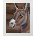 thumbnail image 1 of Wilson, Kelsey 26x32 White Modern Wood Framed Museum Art Print Titled - Barn Donkey, 1 of 4