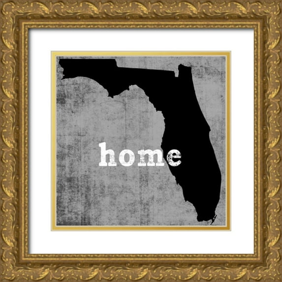Wilson, Luke 15x15 Gold Ornate Wood Framed with Double Matting Museum Art Print Titled - Florida