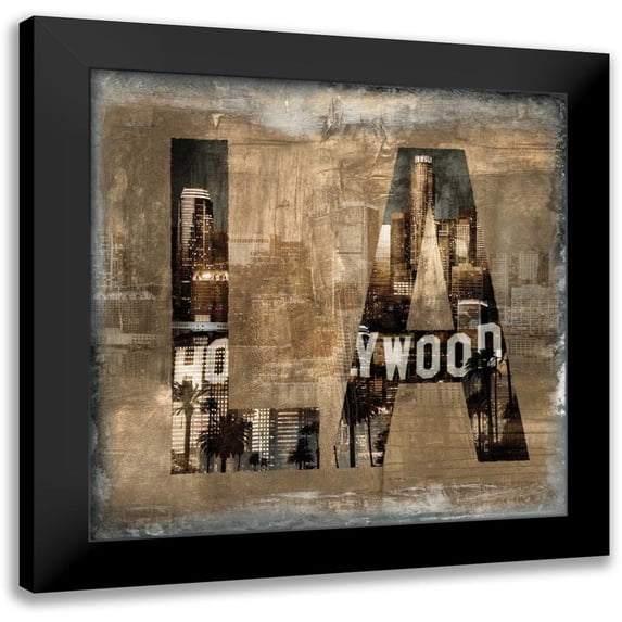 Wilson, Luke 20x20 Black Modern Framed Museum Art Print Titled - LA Revealed