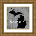 thumbnail image 1 of Wilson, Luke 20x20 Gold Ornate Wood Framed with Double Matting Museum Art Print Titled - Michigan , 1 of 4