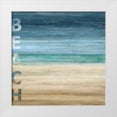 thumbnail image 1 of Wilson, Luke 20x20 White Modern Wood Framed Museum Art Print Titled - Beach, 1 of 4