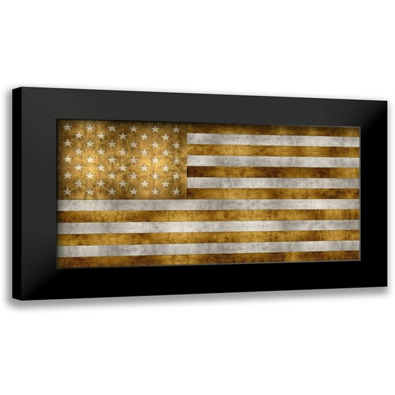 Wilson, Luke 24x14 Black Modern Framed Museum Art Print Titled - Glory In Gold
