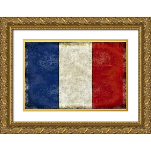 Wilson, Luke 24x17 Gold Ornate Wood Framed with Double Matting Museum Art Print Titled - Francaise