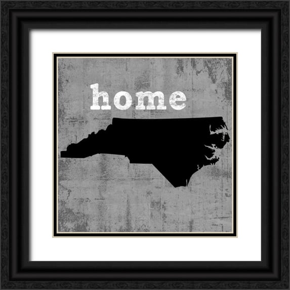 Wilson, Luke 26x26 Black Ornate Wood Framed with Double Matting Museum Art Print Titled - North Carolina