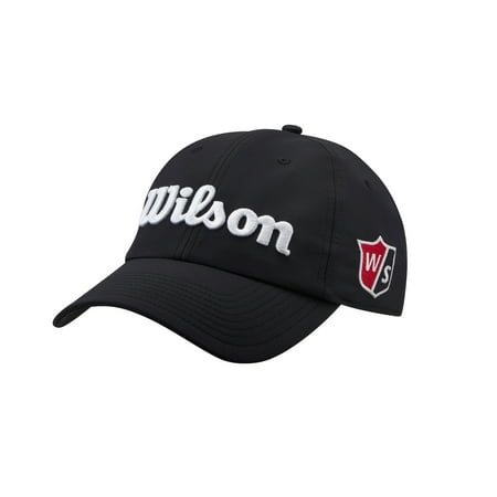 Wilson Men's Pro Tour Golf Hat Black and White