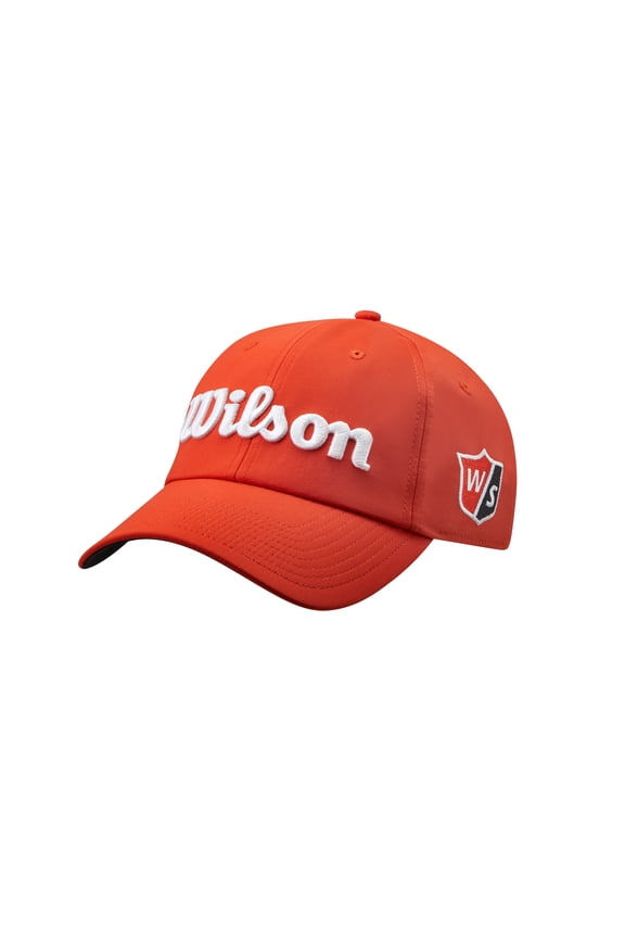 Men's Pro Tour Golf Hat Orange and White