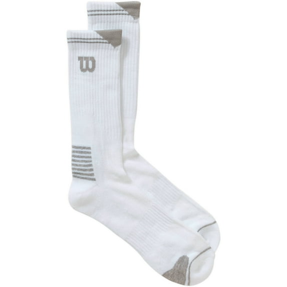 Wilson Mens Half Cushion Crew Length Socks, 6 Pack